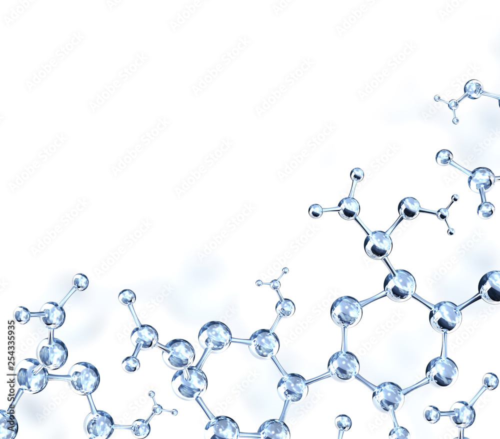 Abstract molecular structure Abstract molecular structure