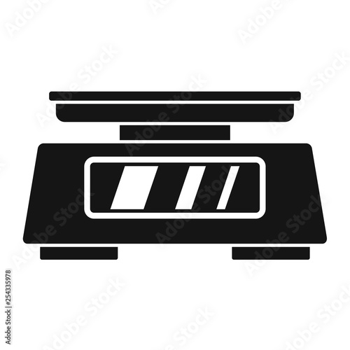 Lab scales icon. Simple illustration of lab scales vector icon for web design isolated on white background