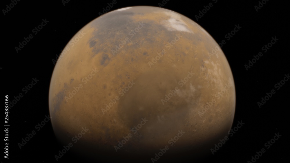 Mars high resolution image, 4k. Mars is a planet of the solar system. Sunrise with lens flare. Elements of this image furnished by NASA. Mars high resolution image, 4k. Mars is a planet of the solar system. Sunrise with lens flare. Elements of this image furnished by NASA.