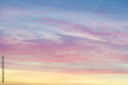 sky pink and blue colors.sky abstract background © Олег Брусенцев