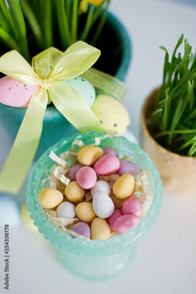 Fototapeta premium colorful easter sweets