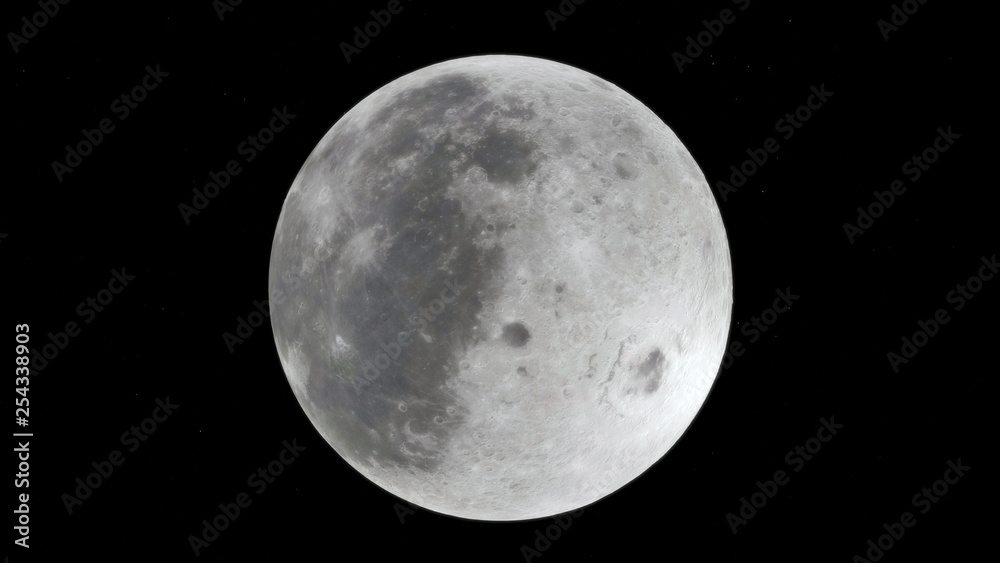 Obraz premium Moon surface.High quality, resolution, 4k. This image elements furnished by nasa.