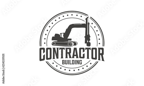 Heavy equipment vehicles logo
