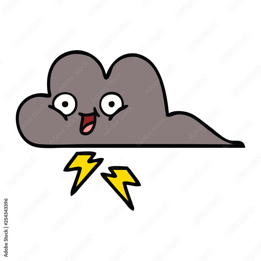 cute cartoon storm cloud cute cartoon storm cloud