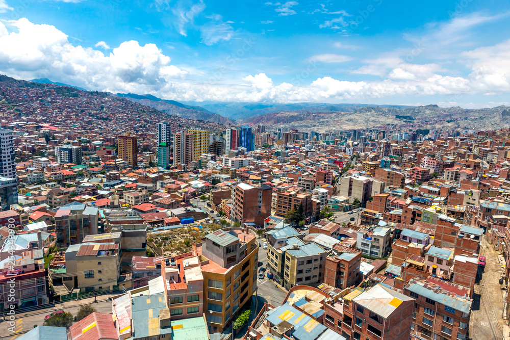 View of city, La Paz, Bolivia