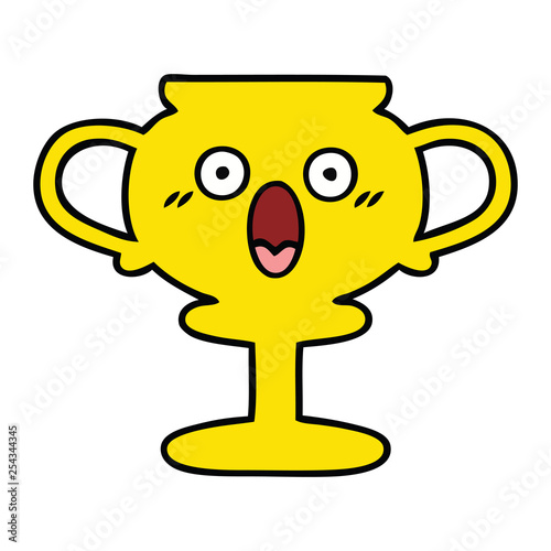 cute cartoon trophy