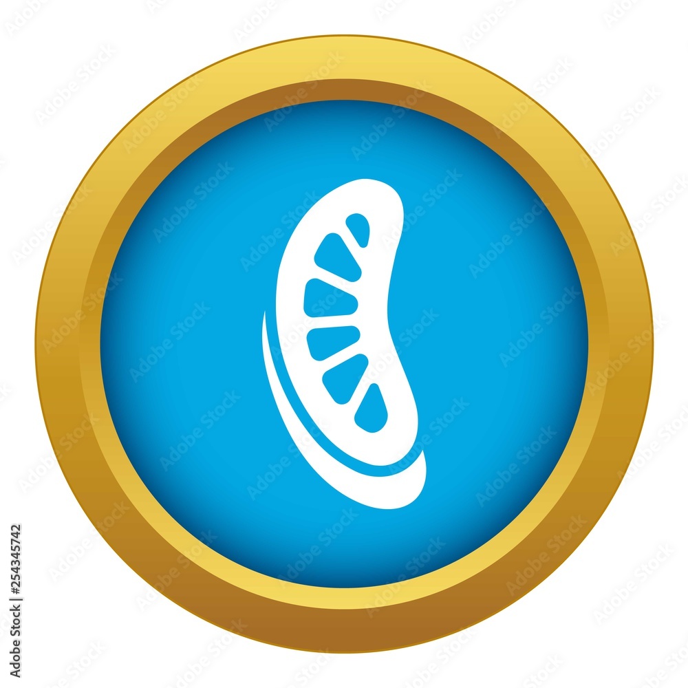 Sweet jelly icon blue vector isolated on white background for any design Sweet jelly icon blue vector isolated on white background for any design
