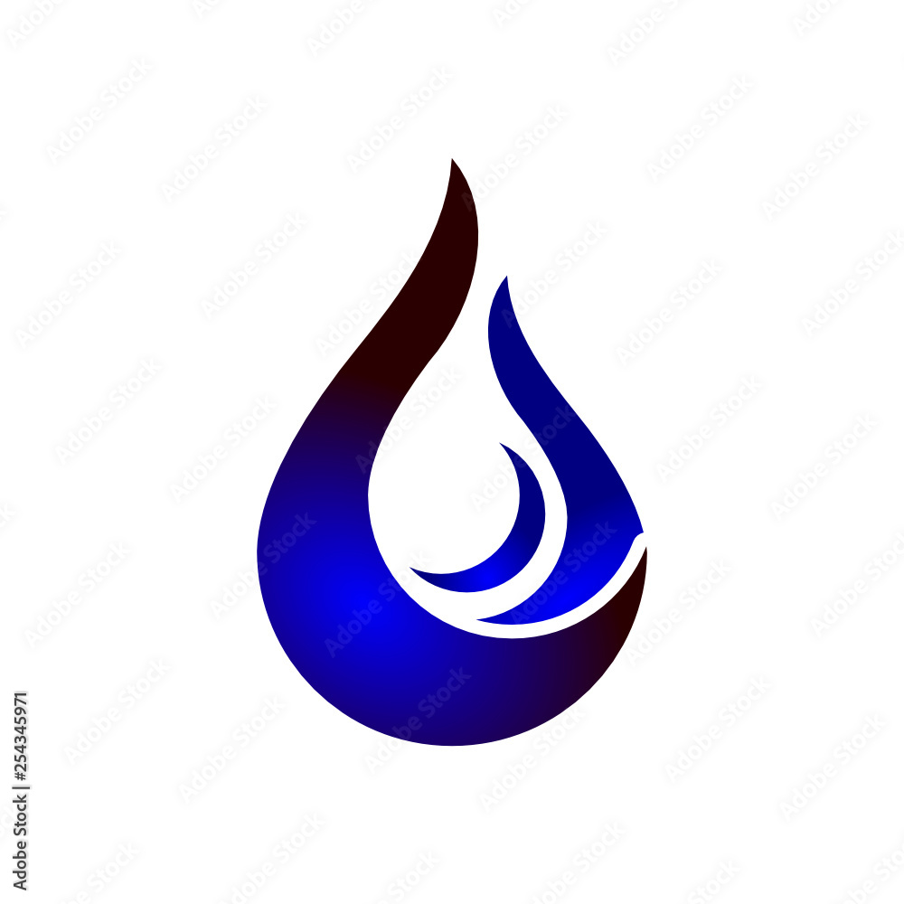 drop of water isolated on white background drop of water isolated on white background