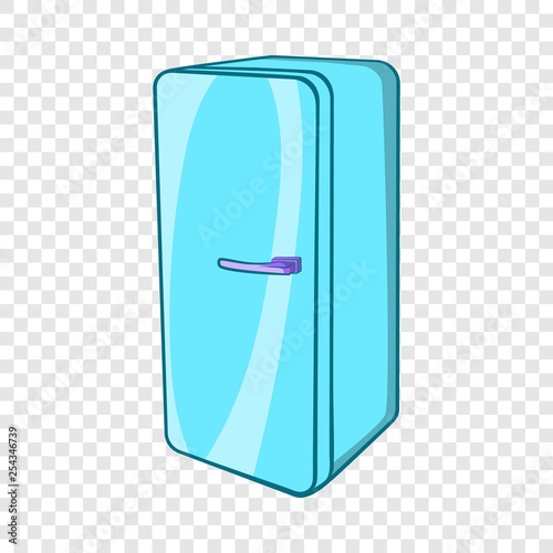 Refrigerator icon in cartoon style isolated on background for any web design 