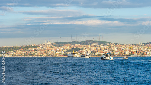Istanbul city skyline in Istanbul city, Turkey