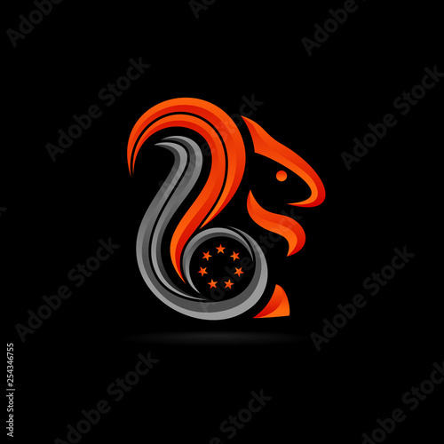 starred squirrel logo