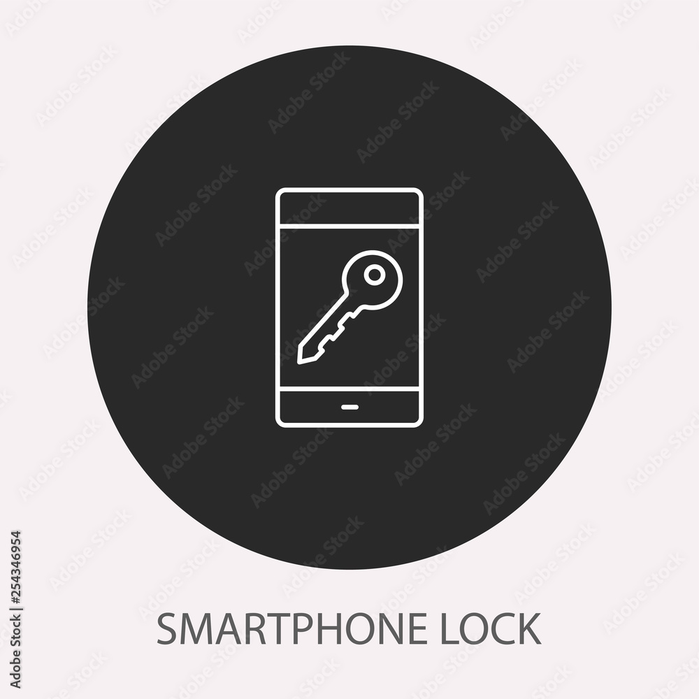 Data security line vector icon. Illustration isolated for design, infographic and website. Data security line vector icon. Illustration isolated for design, infographic and website.
