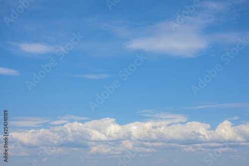 Clouds in the blue sky