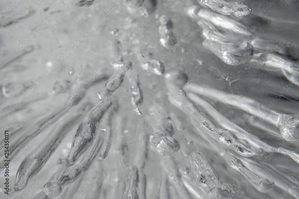 texture ice frozen water background crystal water