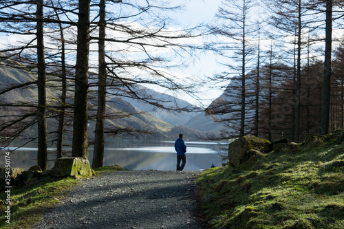Beautiful morning view over Buttermere , Lake District