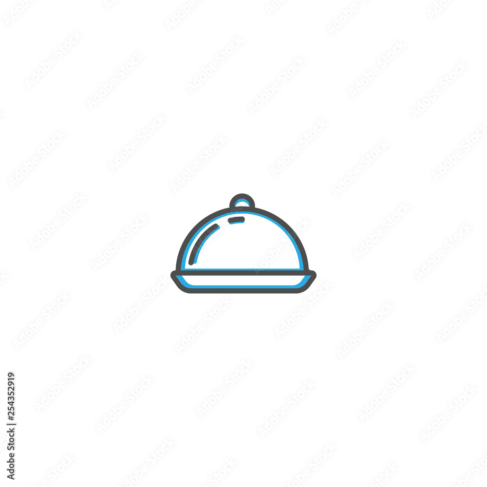 Dish icon design. Gastronomy icon vector illustration Dish icon design. Gastronomy icon vector illustration