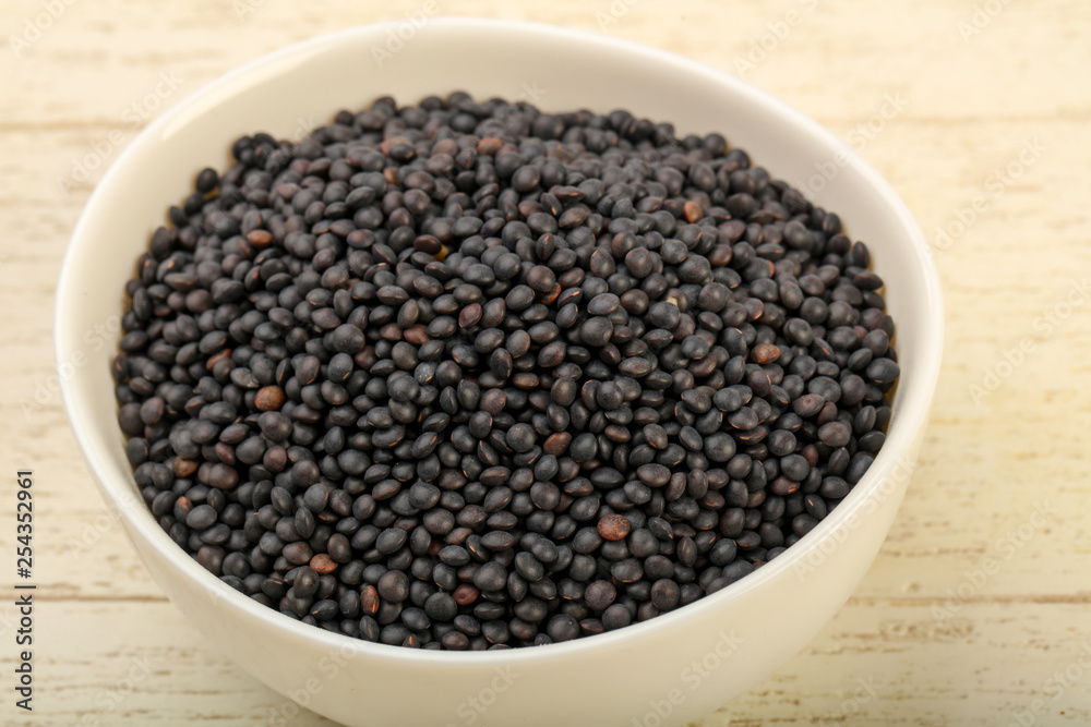 Black lentils Black lentils
