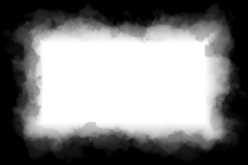 Watercolor Decorative Black and White Photo Frame
