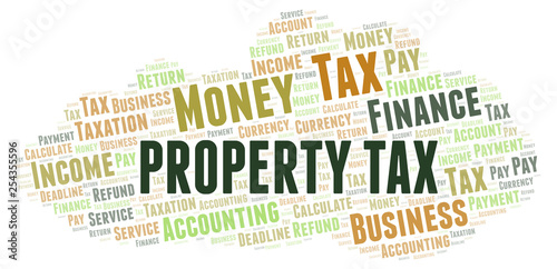 Property Tax word cloud.