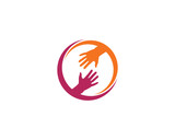 Hand Care Logo Template vector icon illustration design 