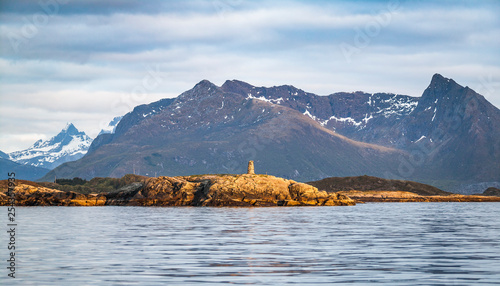 steep Rock wall in North fj...