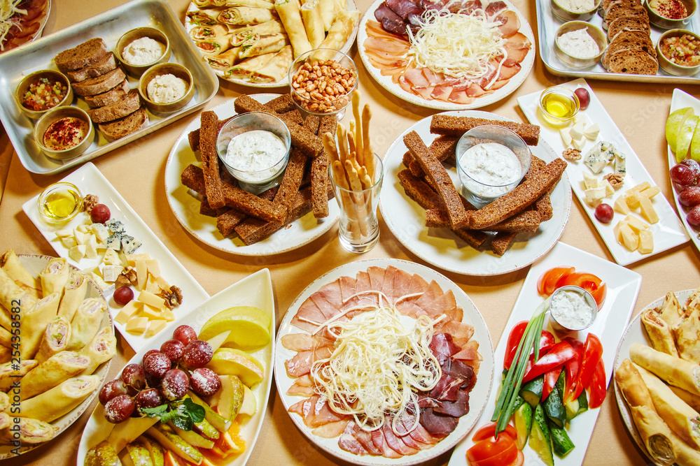 delicious food on the table delicious food on the table