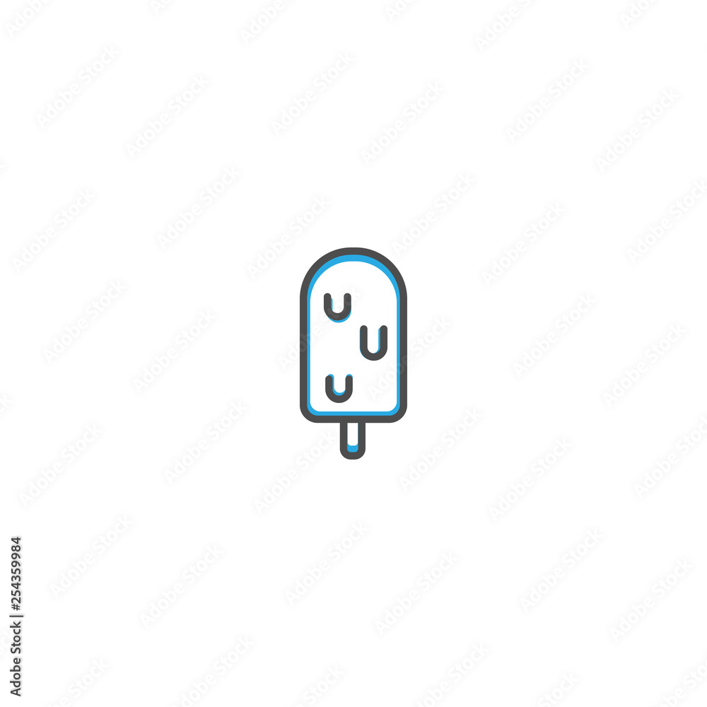 Ice cream icon design. Gastronomy icon vector illustration Ice cream icon design. Gastronomy icon vector illustration
