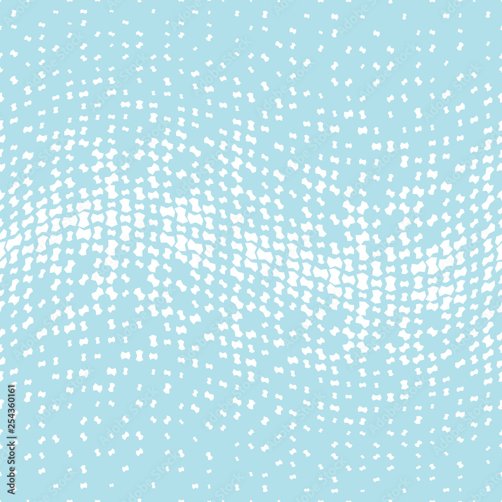 halftone geometric border pattern vector