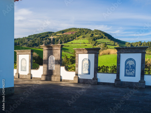 Foto Detail of Way of the cross in Marian sanctuary of Nossa Senhora da Paz, Our Lady