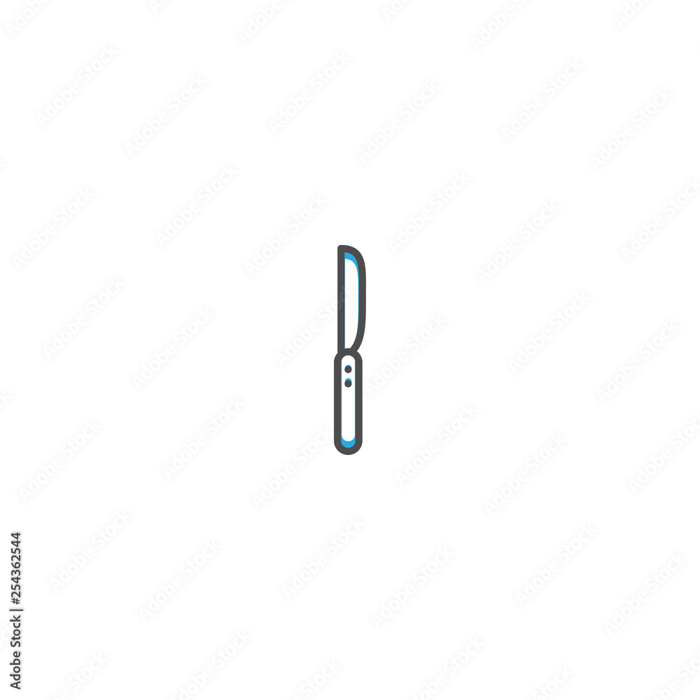 Knife icon design. Gastronomy icon vector illustration