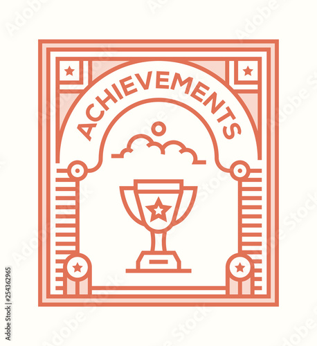 ACHIEVEMENTS ICON CONCEPT