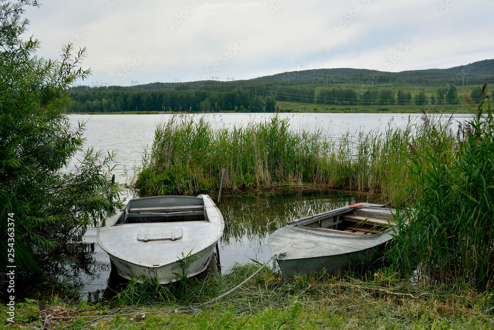 Boats on the lake