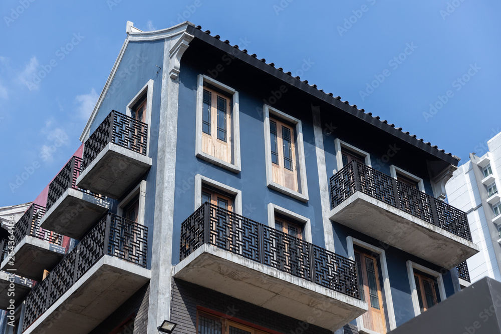 chinese traditional building apartment or restaurant chinese traditional building apartment or restaurant