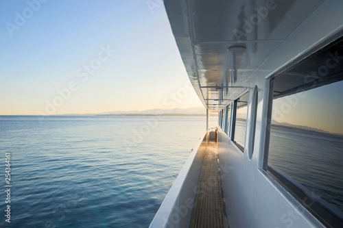 Corridor of luxury yacht © Sved Oliver