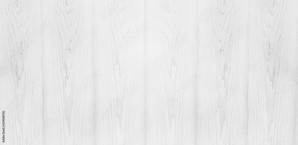 Wide Table top view of wood texture in white light natural color background. Panoramic Grey clean grain wooden floor birch panel backdrop with plain board pale detail streak finishing for chic space Wide Table top view of wood texture in white light natural color background. Panoramic Grey clean grain wooden floor birch panel backdrop with plain board pale detail streak finishing for chic space