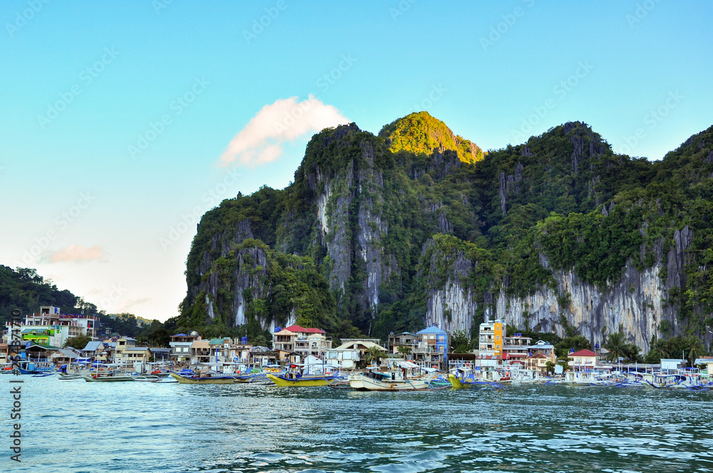 Obraz premium El Nido Stadt Palawan Philippinen