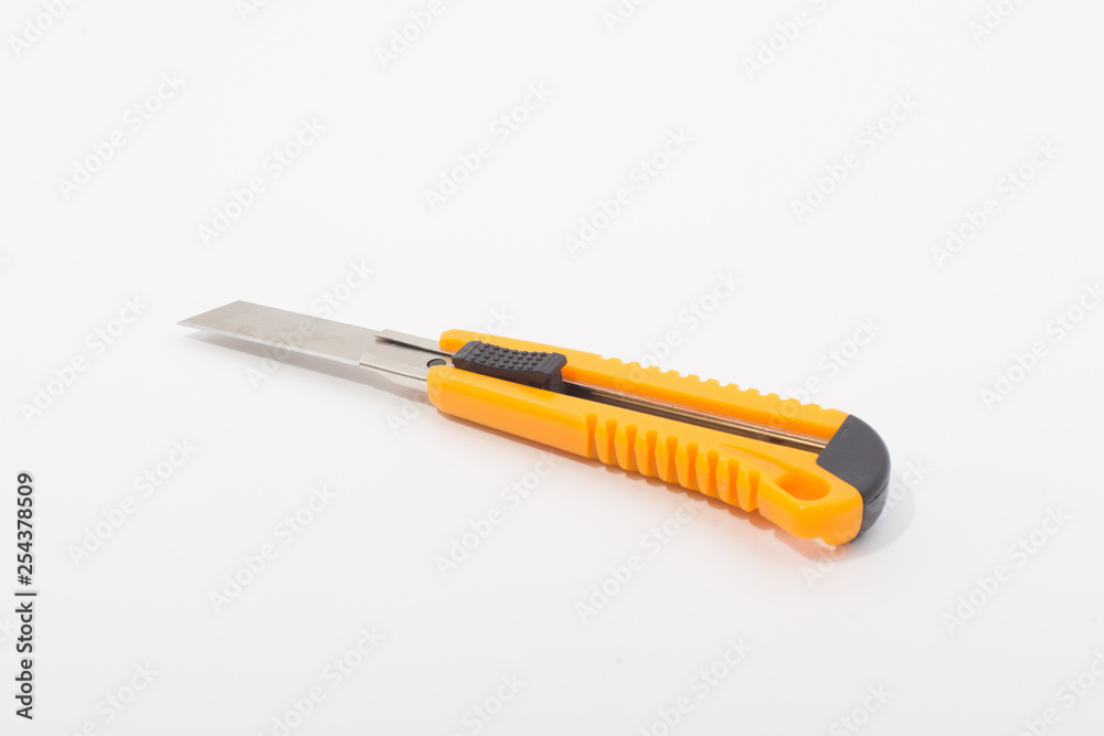 yellow stationery knife yellow stationery knife