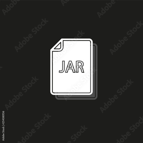 download JAR document icon - vector file format symbol