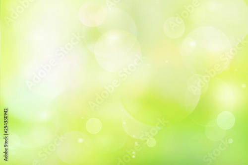 Green abstract background blur