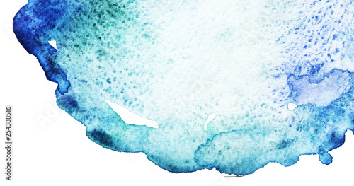 Banner with Hand painted watercolor abstract texture background