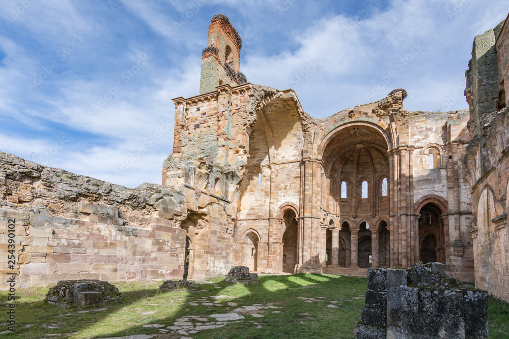 Ruins of the monastery of Santa María de Moreruela was a monastery belonging to the Cistercian order (Zamora, Spain)