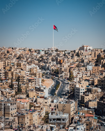 Point de vue - panorama sur Amman, Jordanie