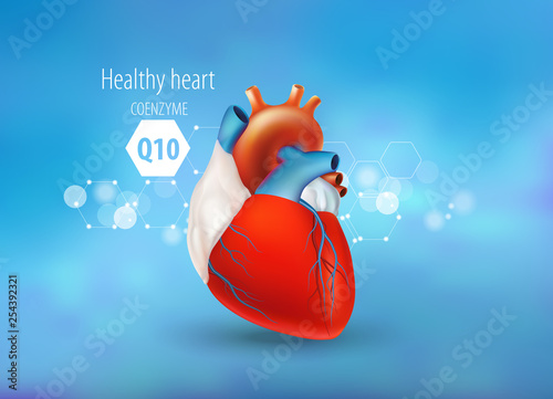 Coenzyme Q10. Healthy heart.