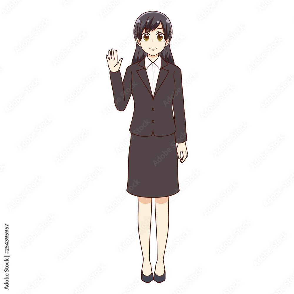 女性 挙手 女性 挙手