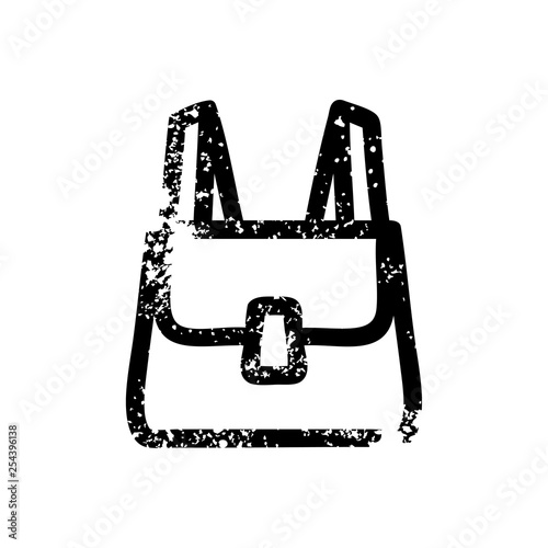 school satchel distressed icon