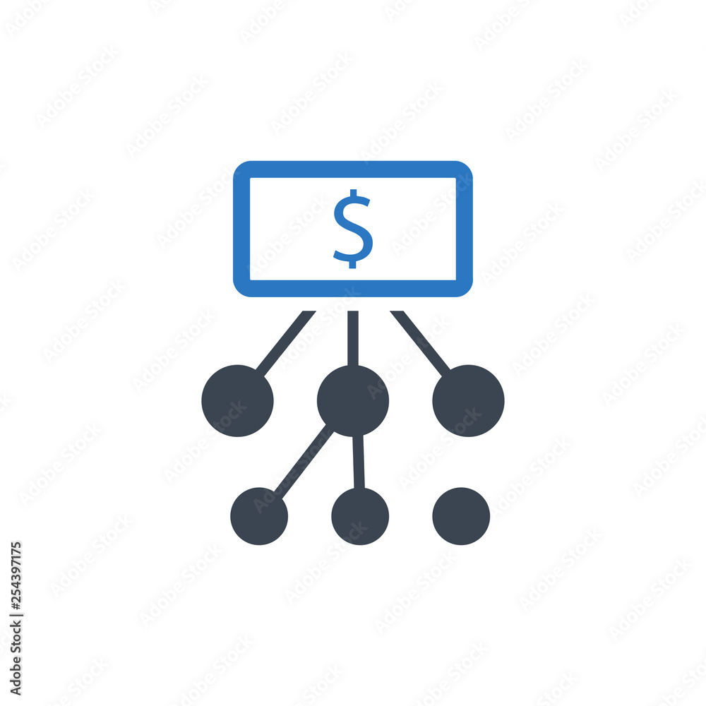 Money hierarchy icon Money hierarchy icon