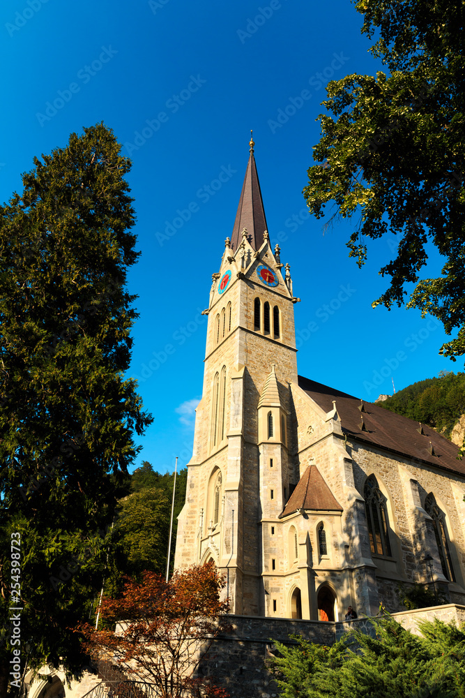 St. Florin Cathedral Vaduz, Liechtenstein