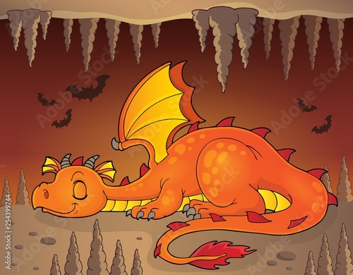 Sleeping dragon theme image 3