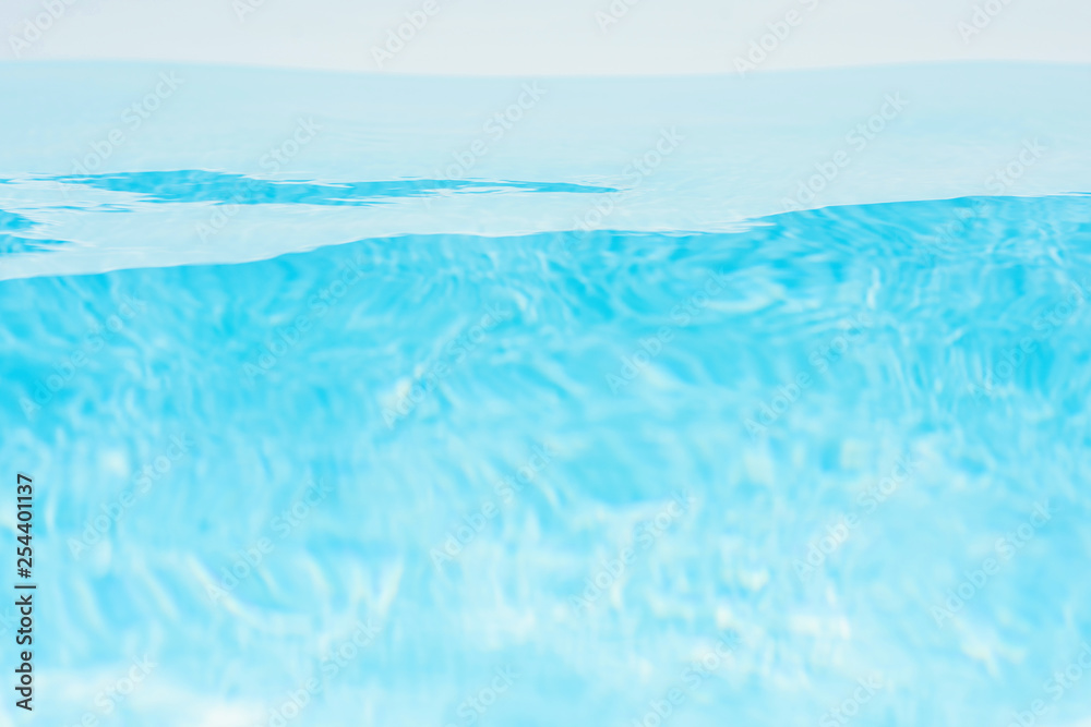 Transparent underwater texture and background of pool water Transparent underwater texture and background of pool water