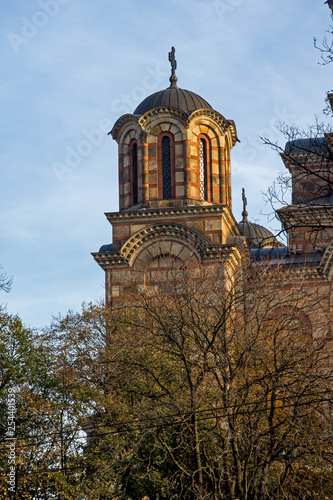 Church of Saint Mark  in the center of city of Belgrade, Serbia